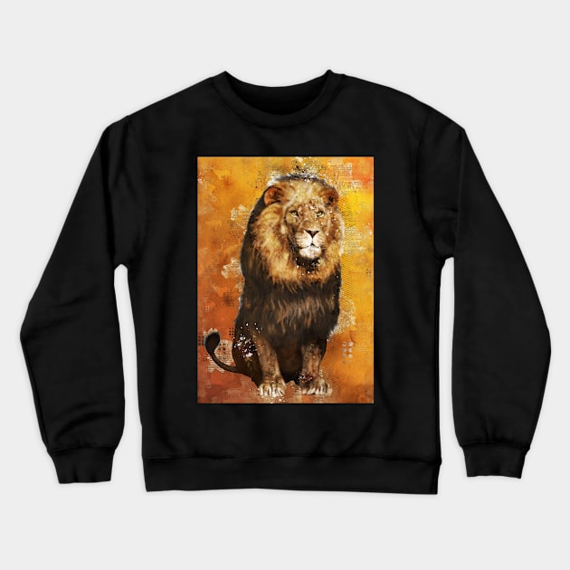 Lion Crewneck Sweatshirt by Durro